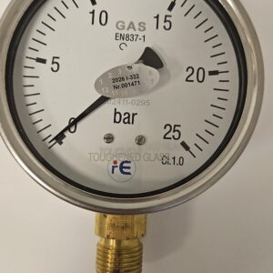Manometrs g1/2"LM Re,0-25 bar Cl 1,0% misiņš